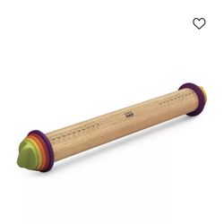 Joseph Joseph Adjustable Rolling Pin with Removable Rings, 13.6", Multi-Color