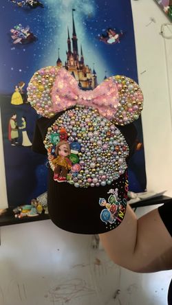 Hand decorated Inside out Disney hat