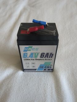 6.4V 6AH LifePO4 Battery