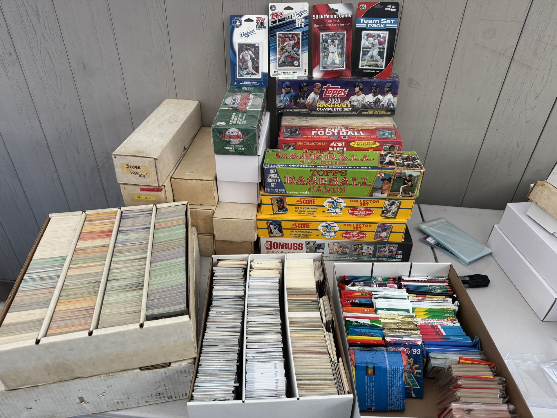 Baseball, Basketball And Football Cards