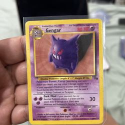GENGAR FOSSIL NON HOLO