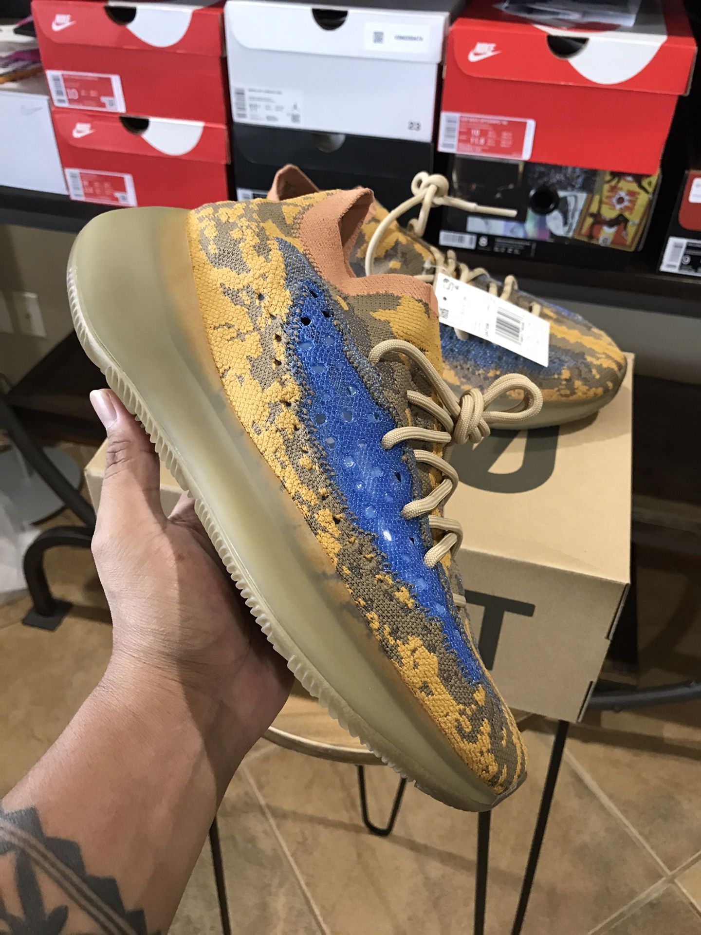 Adidas Yeezy Boost 380 Blue Men's size