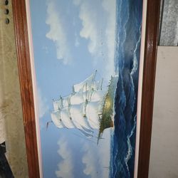  Sail Boat Pic  Brush Painting!