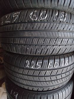 225/60R18 Two Tires No Wheels 