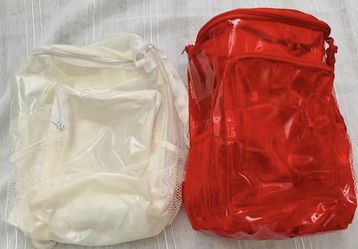 New! Small Personal Belongings Transparent Backpack Bag