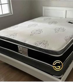 Queen Mattress Set PillowTop – Brand New –  Same Day Delivery Available 🚚