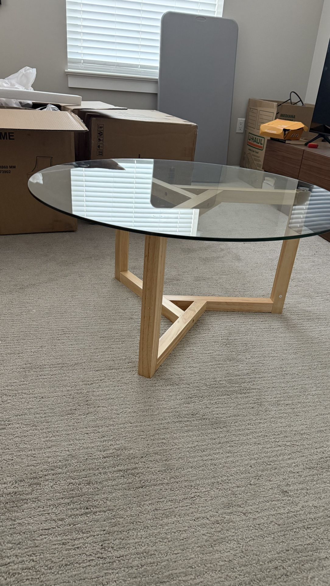Round Glass Coffee Table
