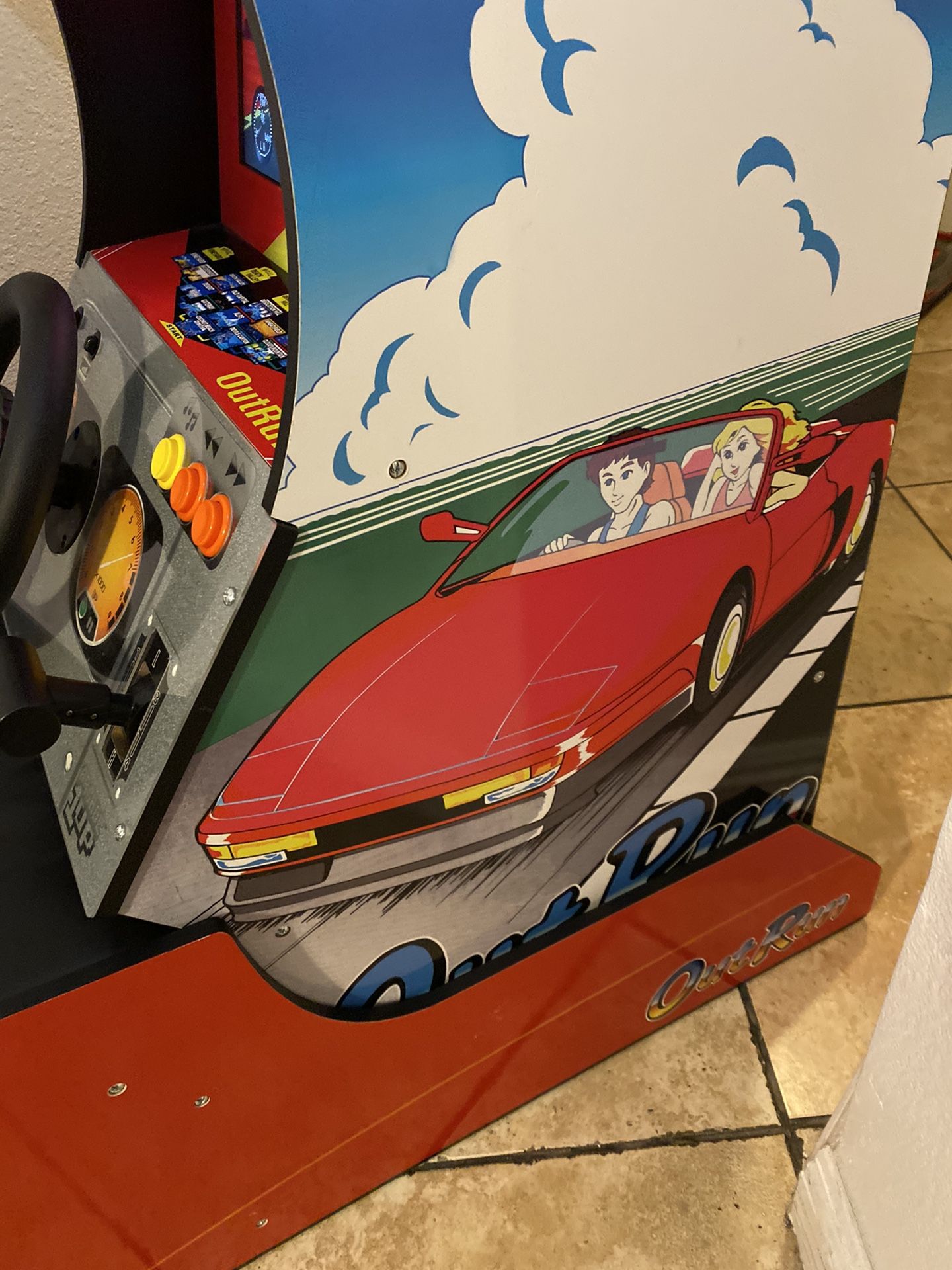 Outrun Arcade 1up Works Perfect Like New 550 for Sale in Las Vegas, NV