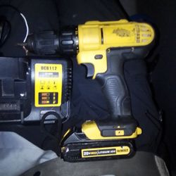 DeWalt Drill, Battery, And Charger