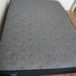 Queen Sealy Posture Pedic Mattress With Base 80 OBO