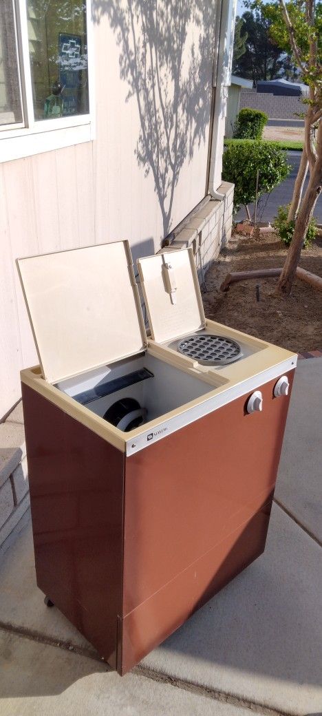 70's Maytag ,Working  , Mini , Roll able Washer 