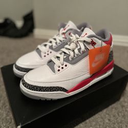 Air Jordan Retro 3 Fire Red Size 8.5 