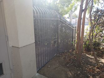 iron fence and gate