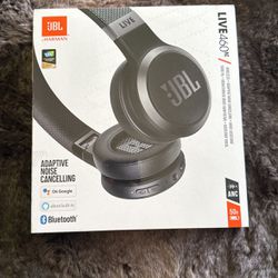 (Black) JBL Live 460NC Wireless On-Ear Noise-Cancelling Headphones