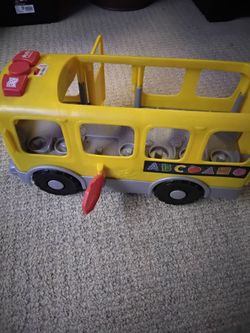 Toy school bus,  Used