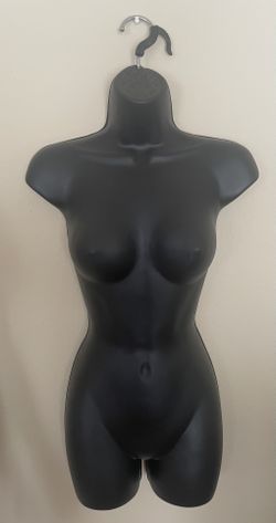 7 Women's Torso Female Plastic Hanging Mannequin 