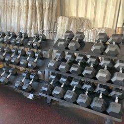 New Dumbbells 5-100    **$1.35 per pound**