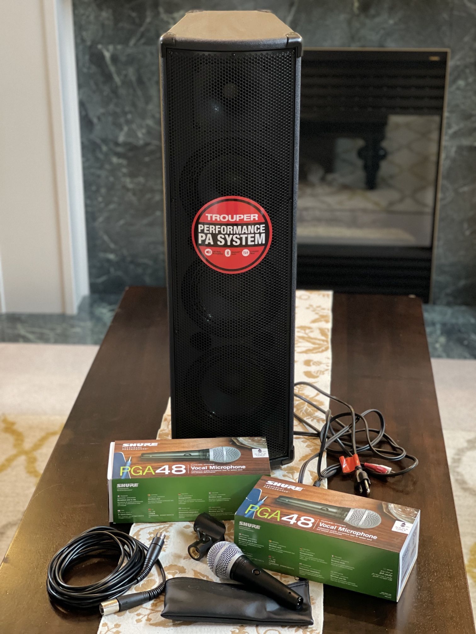 Alto Professional Trouper - 200W Bi-Amplified Bluetooth enabled Full Range PA System with two mics