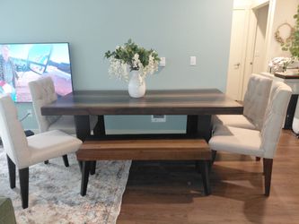 Dinning Table+4 chairs+Beach