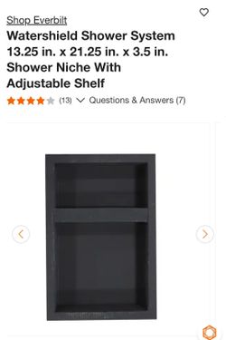 13.25 in. x 21.25 in. x 3.5 in shower niche