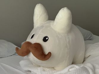 Autographed Kidrobot 24-inch Plush 'Stache Labbit by Frank Kozik