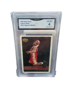 2003 UpperDeck Lebron James UD1 Magazine Rookie! GMA 4 (AZP032324)