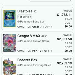 Cgc PSA Sealed Pokemon Collection