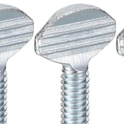  1/4-20 x 1/2 Thumb  Screws, 30 PCs Carbon Steel Fully Thread Galvanized Finger Tight Knob Screw