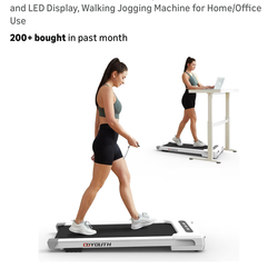 Walking pad treadmill