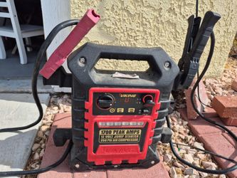Viking 1700 Peak Amp Portable Car Battery Jump Starter & Power Pack with 150 PSI Air Compressor - Retails for $229!