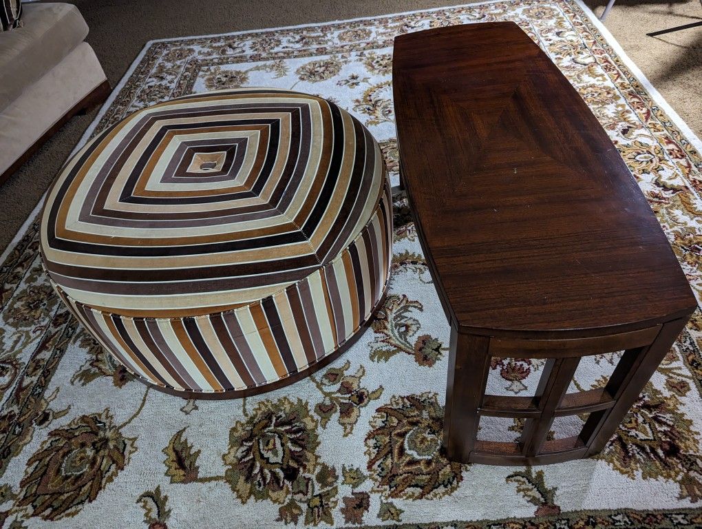 Coffee Ottoman Table Set