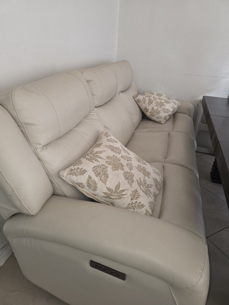 Leather Beige Couches