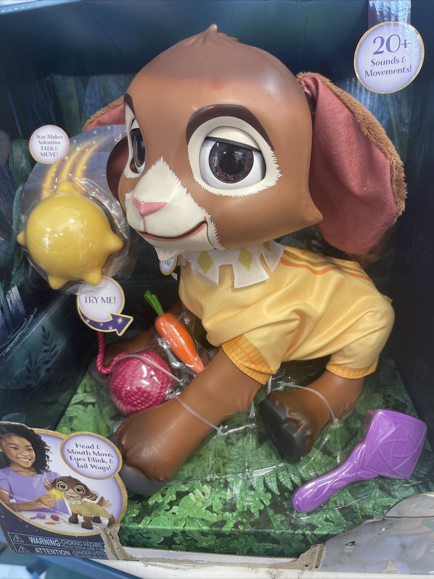 Disney’s 12'' Wish Magical Moving & Talking Valentino Large Doll