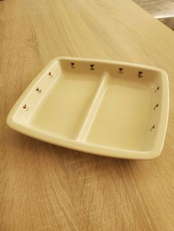 Hartstone Pottery Divided Dish Vintage