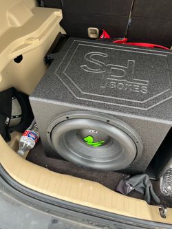12’ sub and amp