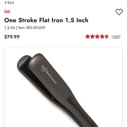Ion Ceramic Hair Straight Iron 