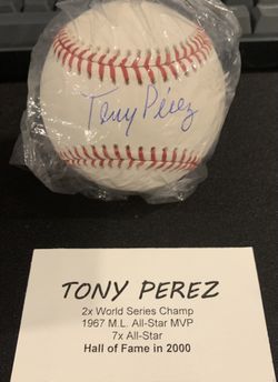Tony Perez Signed Baseball