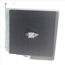 3 Carat Lab Grown 14k White Gold Size 6ring