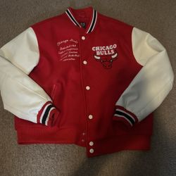 Chicago Bulls NBA Leather Sleeve Jacket