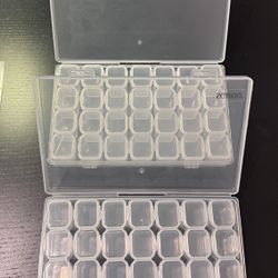 Storage Organizer Boxes, for Beads or Jewelry (with Labels)