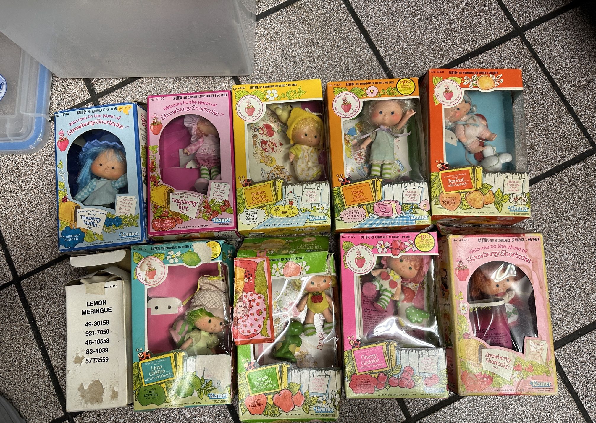 Vintage Kenner Strawberry Shortcake Doll Collection