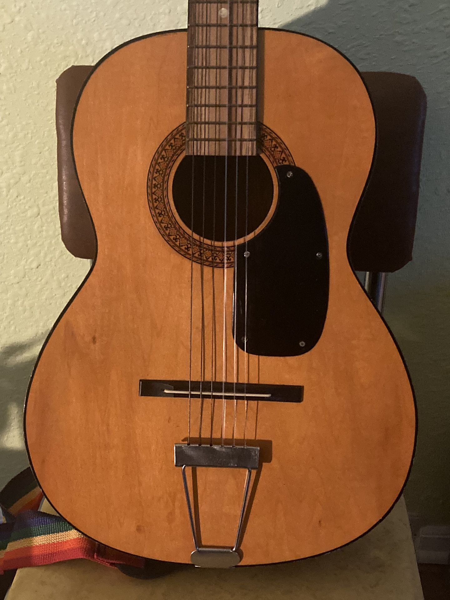 Vintage Sears Robuck Parlor Guitar w/ Case
