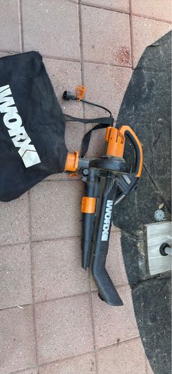 WORX Electric Leaf Blower Vacuum with Bag
