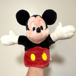 Walt Disney Mickey Mouse Plush Hand Puppet Toy