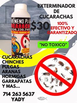 Este Producto Es 100% Para La Plaga De Cualquier Insecto