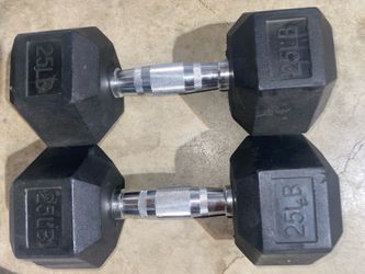 25 pound pair of dumbbells