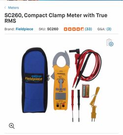 HVAC sc260 compact clamp meter