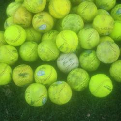 SOFTBALLS AND BASEBALLS 