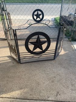 Fireplace screen
