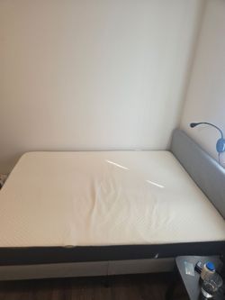 Full size foam mattress and bed frame